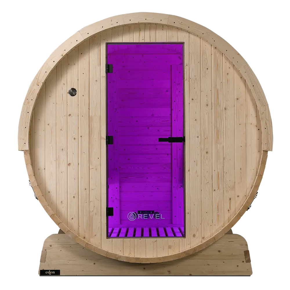 Revel Eden - 4 Person Traditional Barrel Sauna (Barrel Only) Revel Saunas