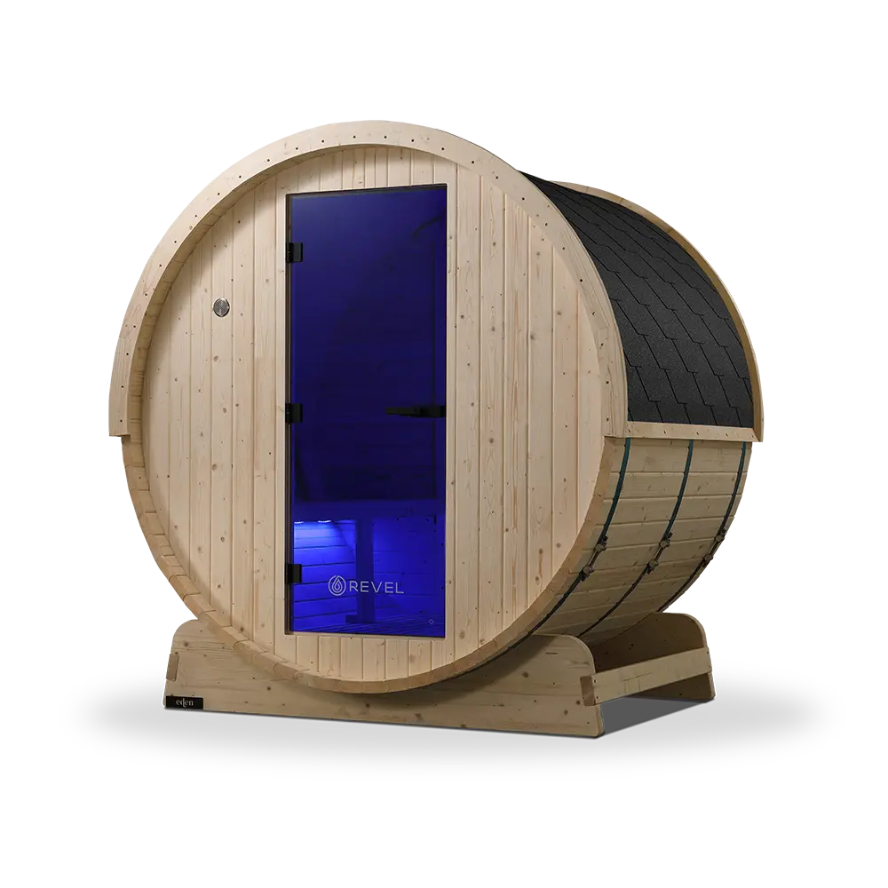 Revel Eden - 4 Person Traditional Barrel Sauna (Barrel Only) Revel Saunas