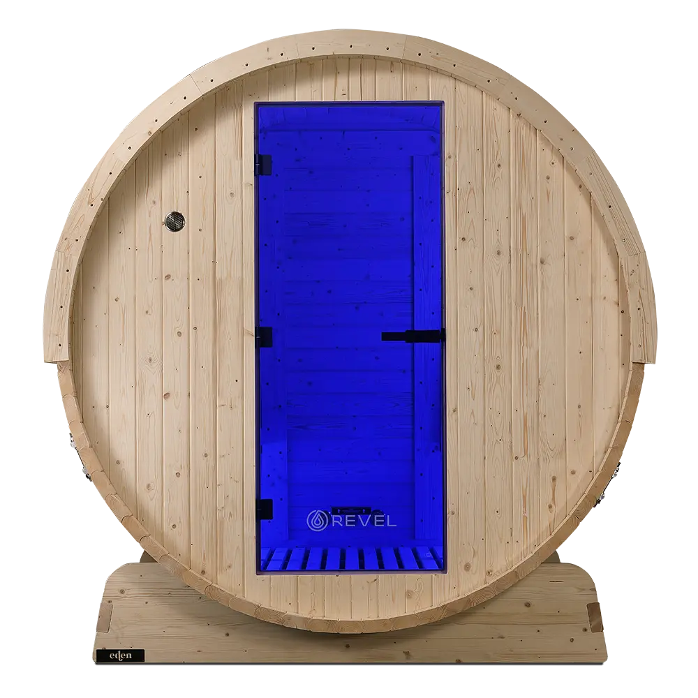 Revel Eden - 4 Person Traditional Barrel Sauna (Barrel Only) Revel Saunas
