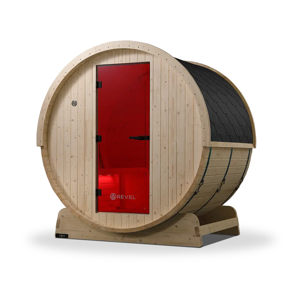 Revel Eden - 4 Person Traditional Barrel Sauna (Barrel Only) Revel Saunas