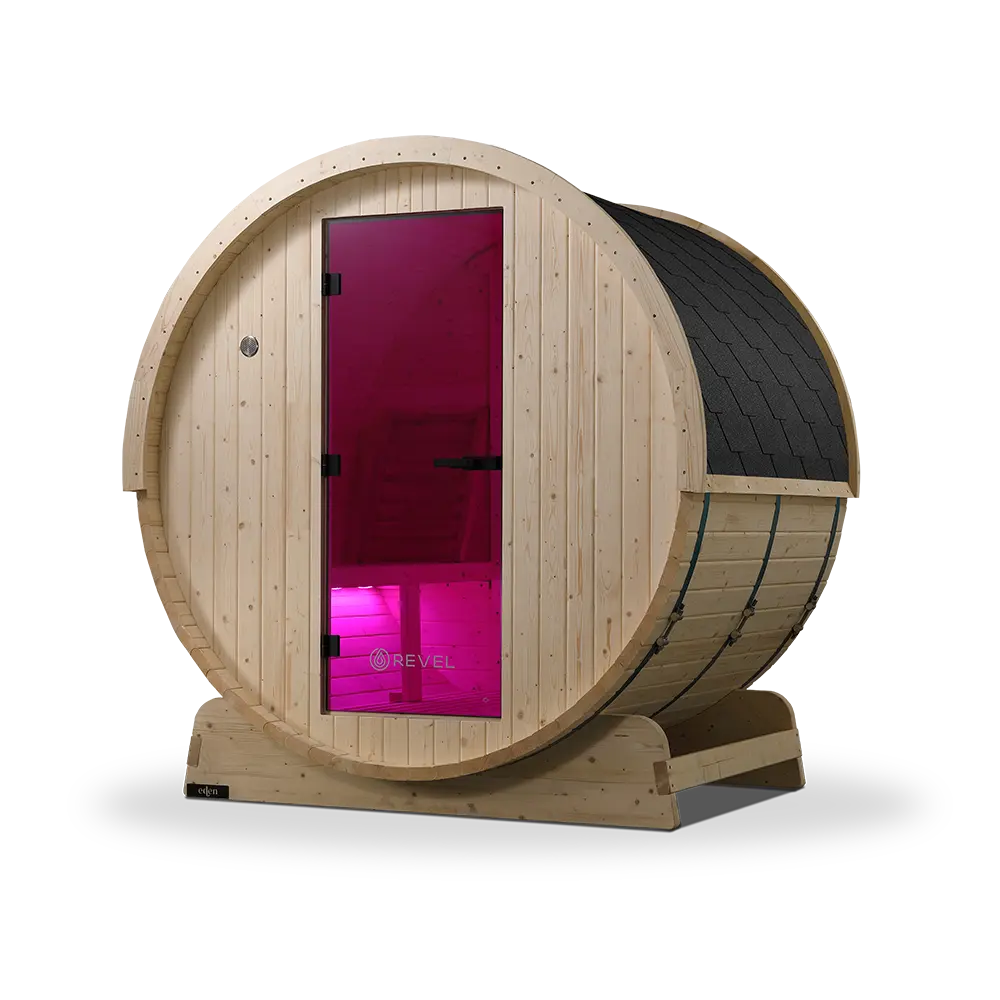 Revel Eden - 4 Person Traditional Barrel Sauna (Barrel Only) Revel Saunas