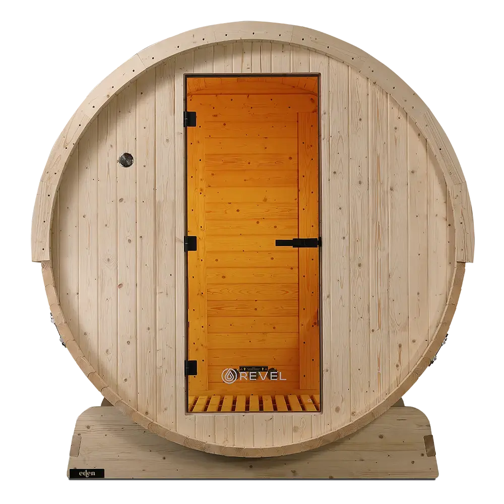 Revel Eden - 4 Person Traditional Barrel Sauna (Barrel Only) Revel Saunas