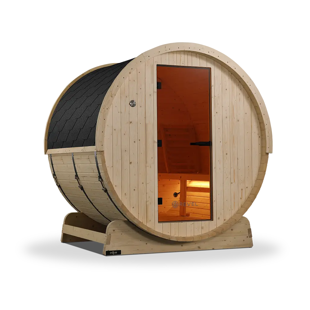 Revel Eden - 4 Person Traditional Barrel Sauna (Barrel Only) Revel Saunas