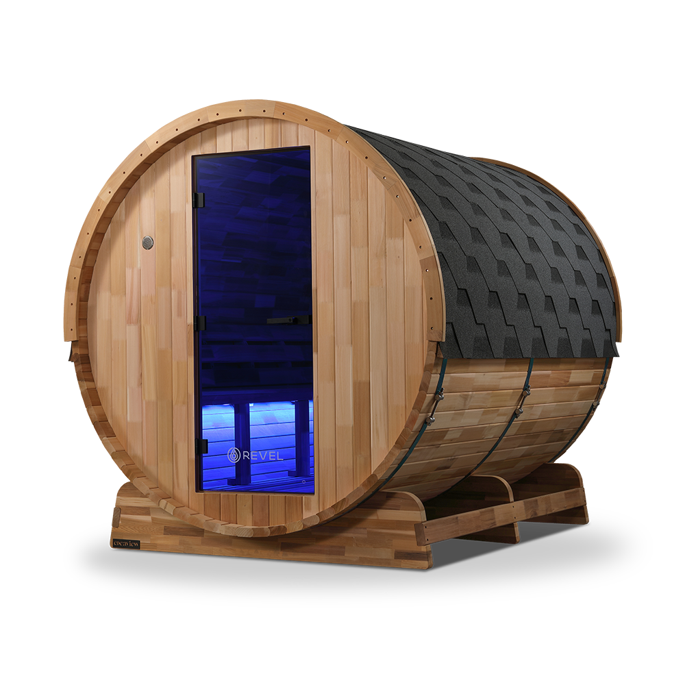 Revel Edenview - 8 Person Traditional Cedar Barrel Sauna (Barrel Only)