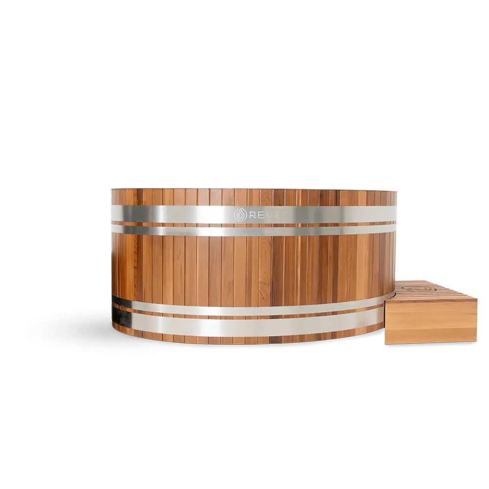 Revel Glacier Duo – Premium Cedar Ice Bath Revel Saunas