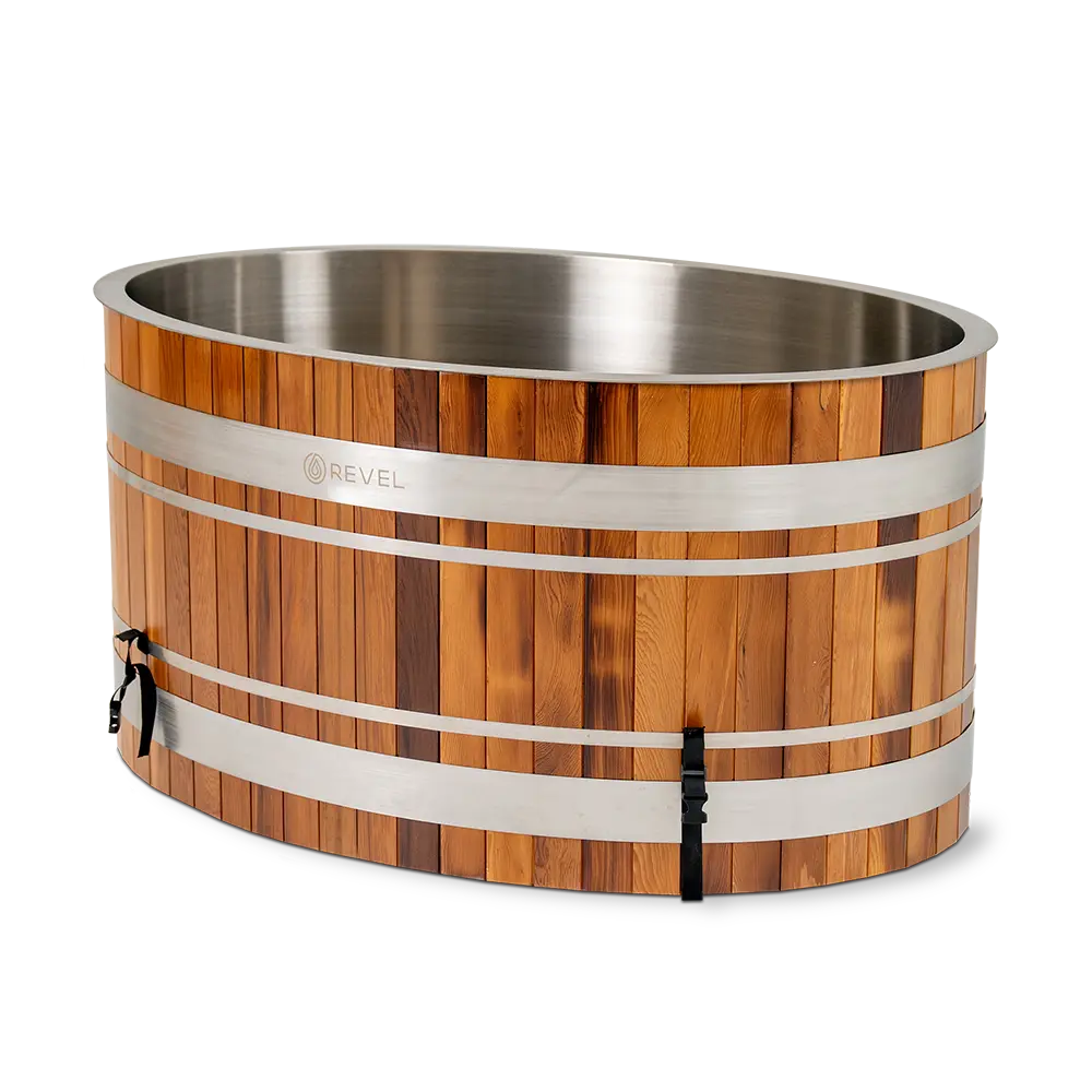 Revel Glacier Solo – Premium Cedar Ice Bath Revel Saunas