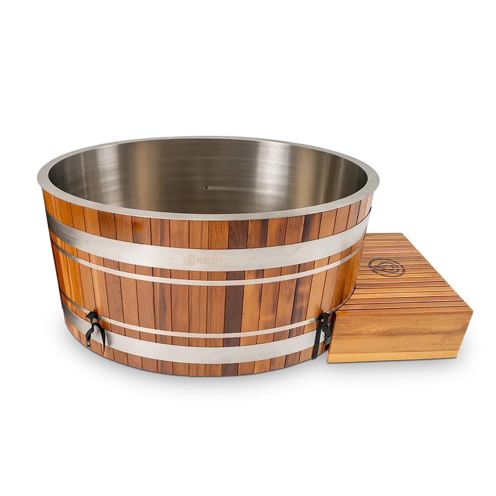 Revel Glacier Solo – Premium Cedar Ice Bath Revel Saunas