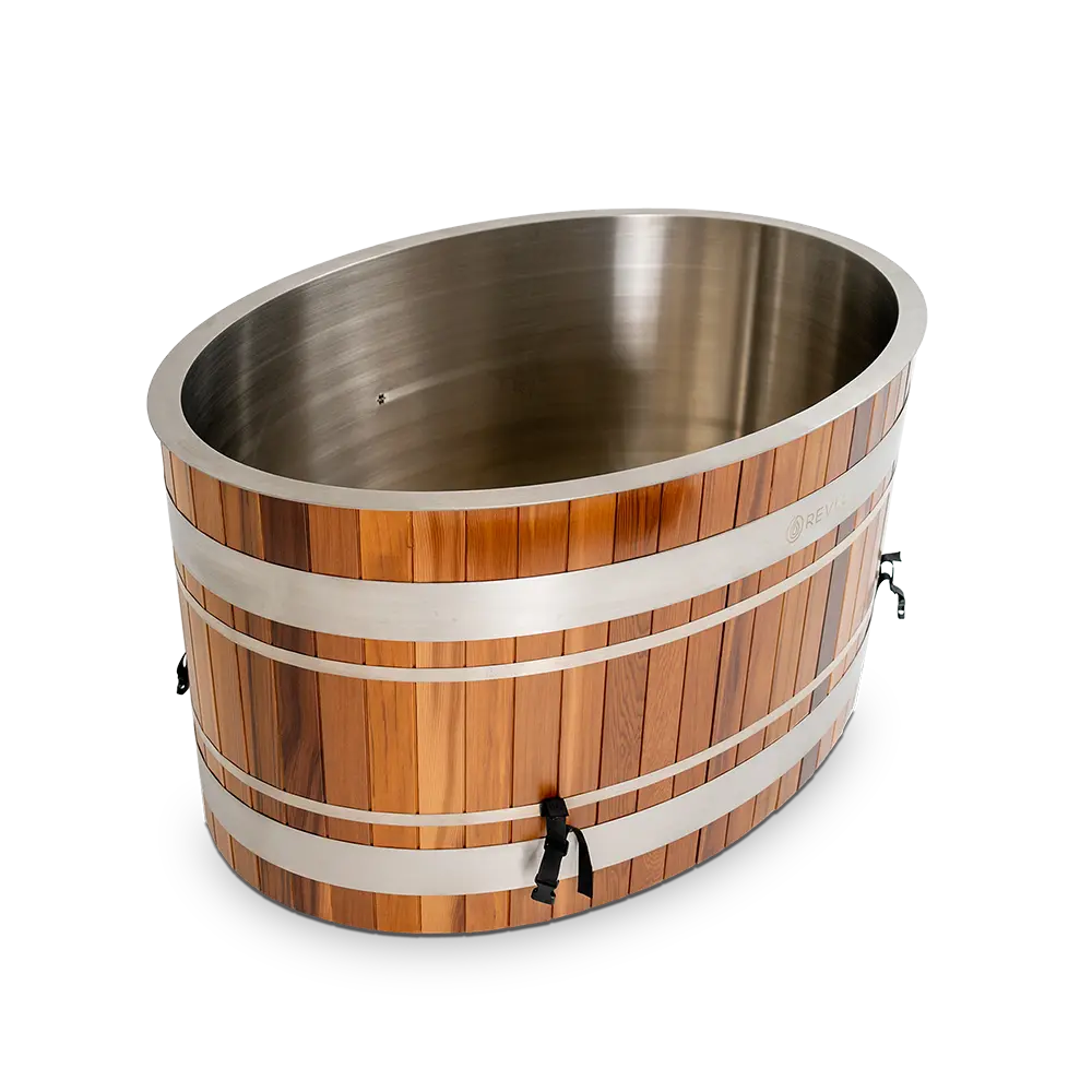Revel Glacier Solo – Premium Cedar Ice Bath Revel Saunas