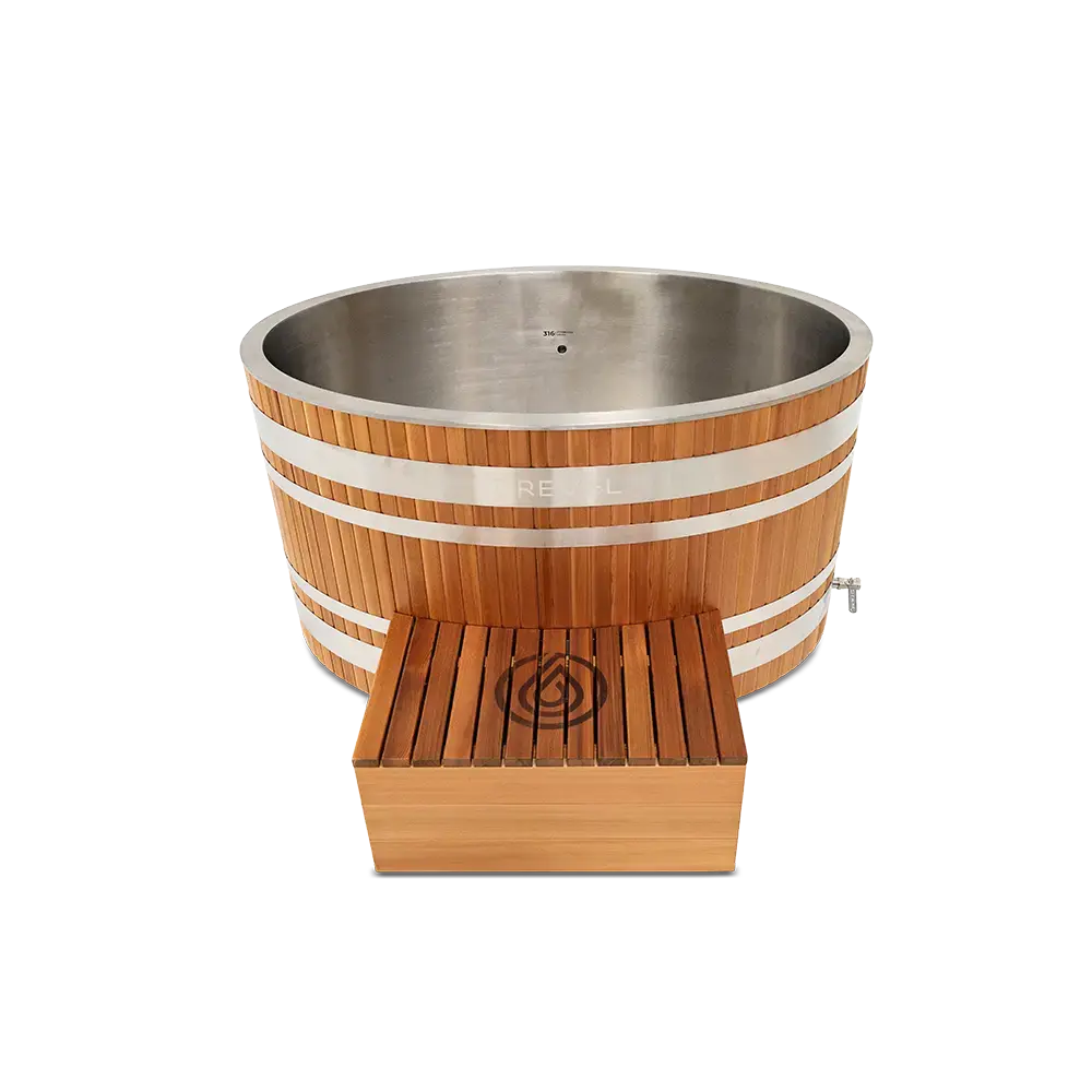 Revel Glacier Solo – Premium Cedar Ice Bath Revel Saunas