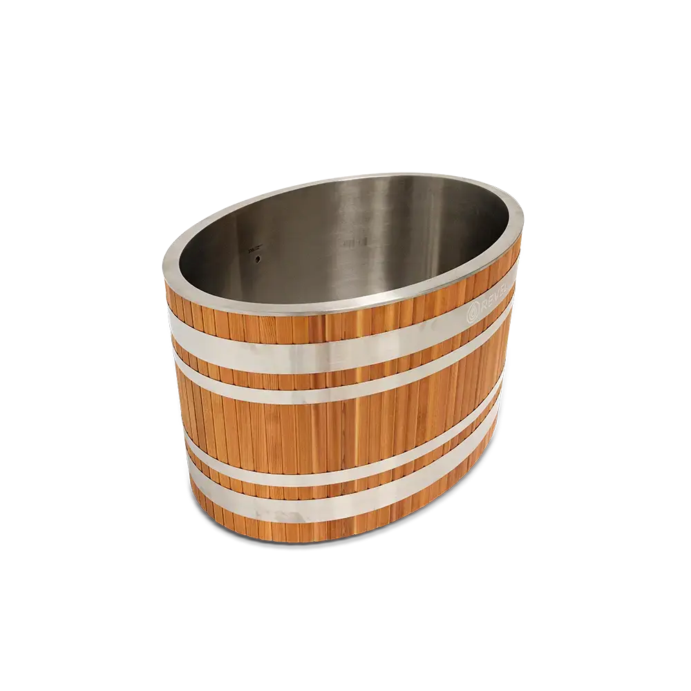 Revel Glacier Solo – Premium Cedar Ice Bath Revel Saunas