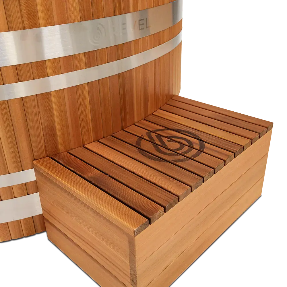 Revel Glacier Solo – Premium Cedar Ice Bath Revel Saunas