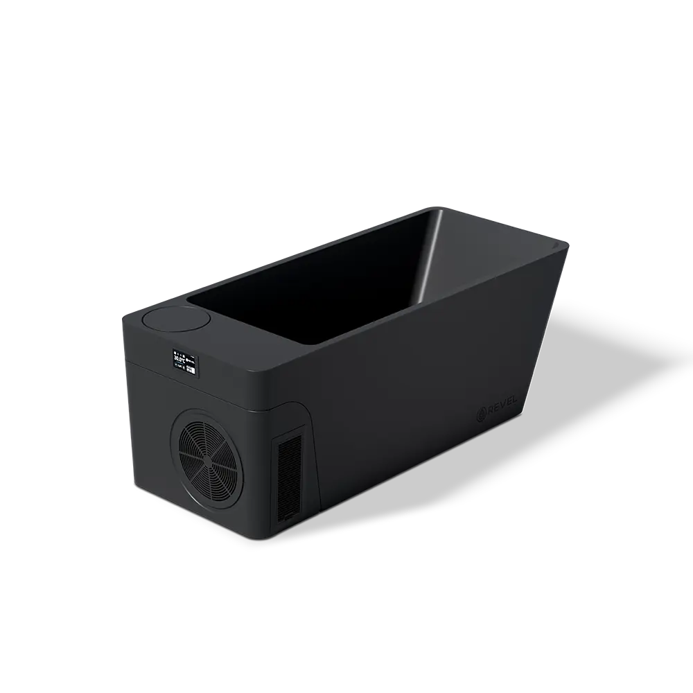 Revel Glasur All in One Ice Bath - Black Revel Saunas