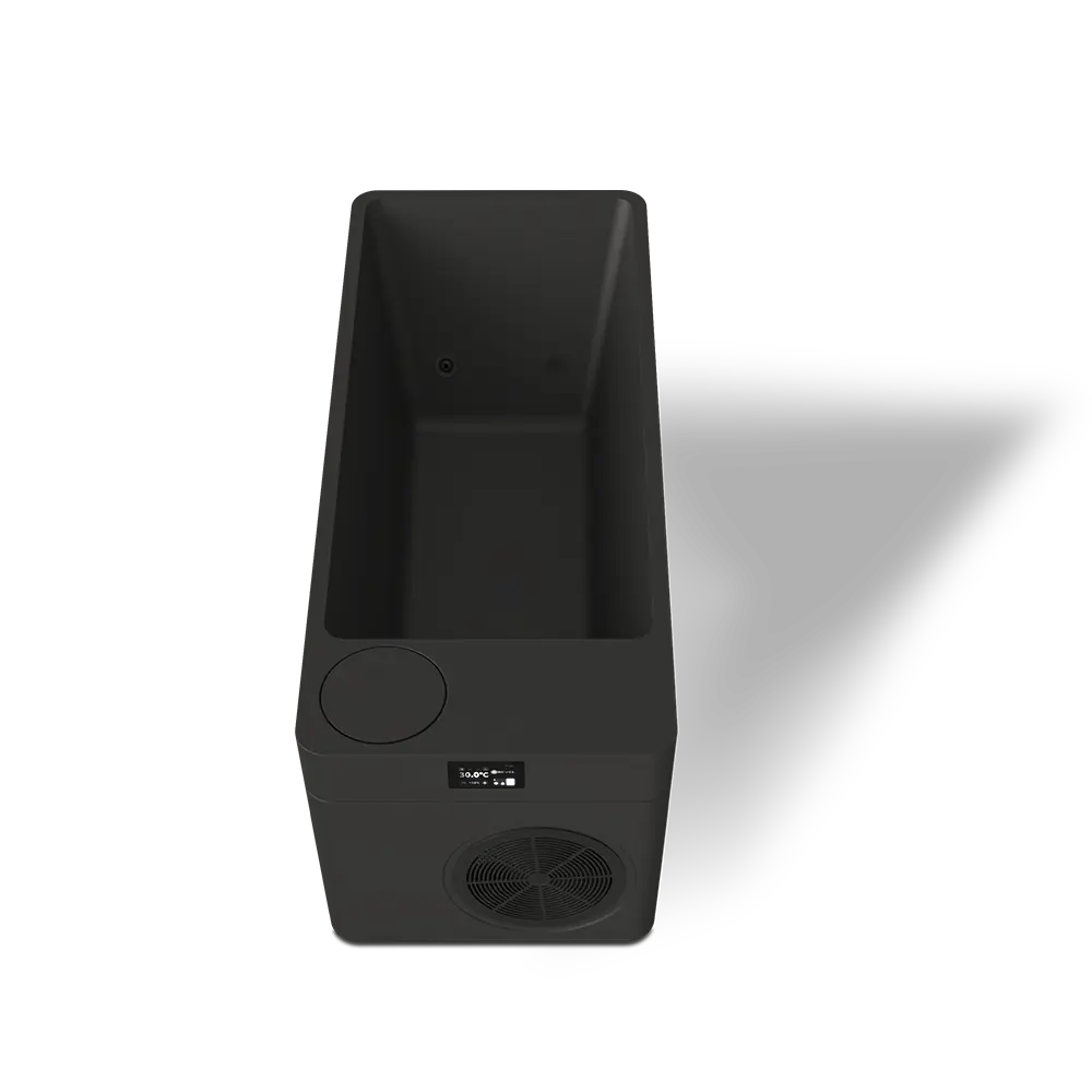 Revel Loom 4P Traditional Finnish Sauna with Glasur All in One Ice Bath Black Revel Saunas