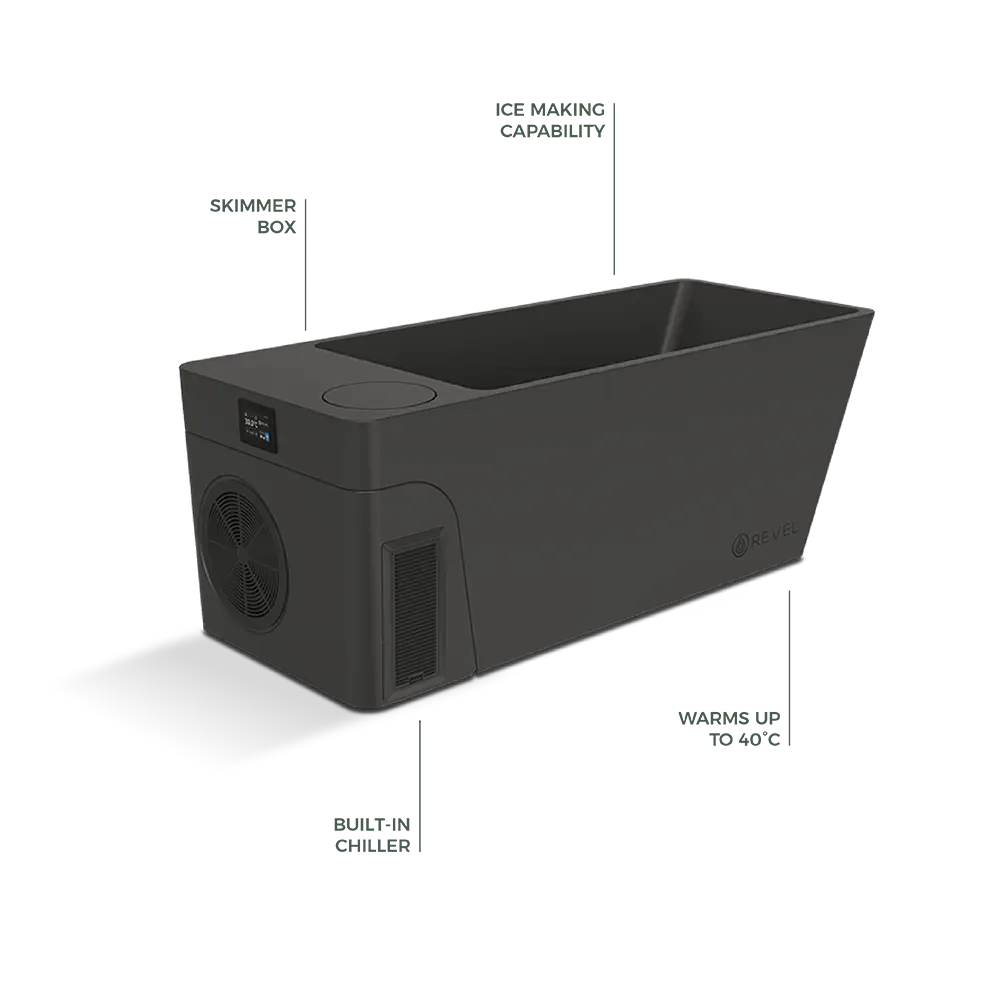 Revel Glasur X All in One Ice Bath Revel Saunas