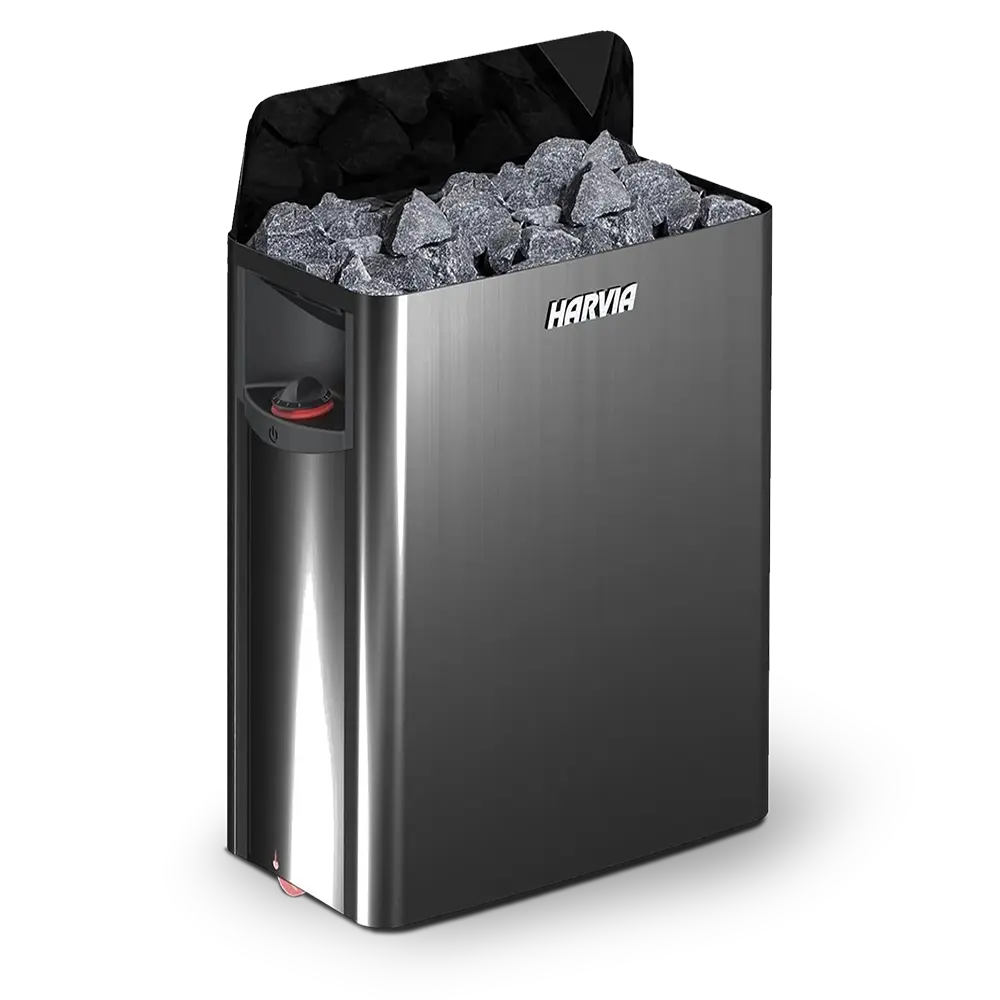 Harvia Manual Black Wall Heater 9KW - SW90 Revel Saunas