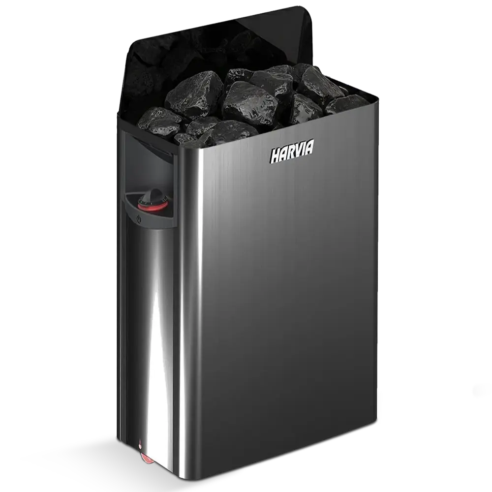 Harvia Manual Black Wall Heater 9KW - SW90 Revel Saunas