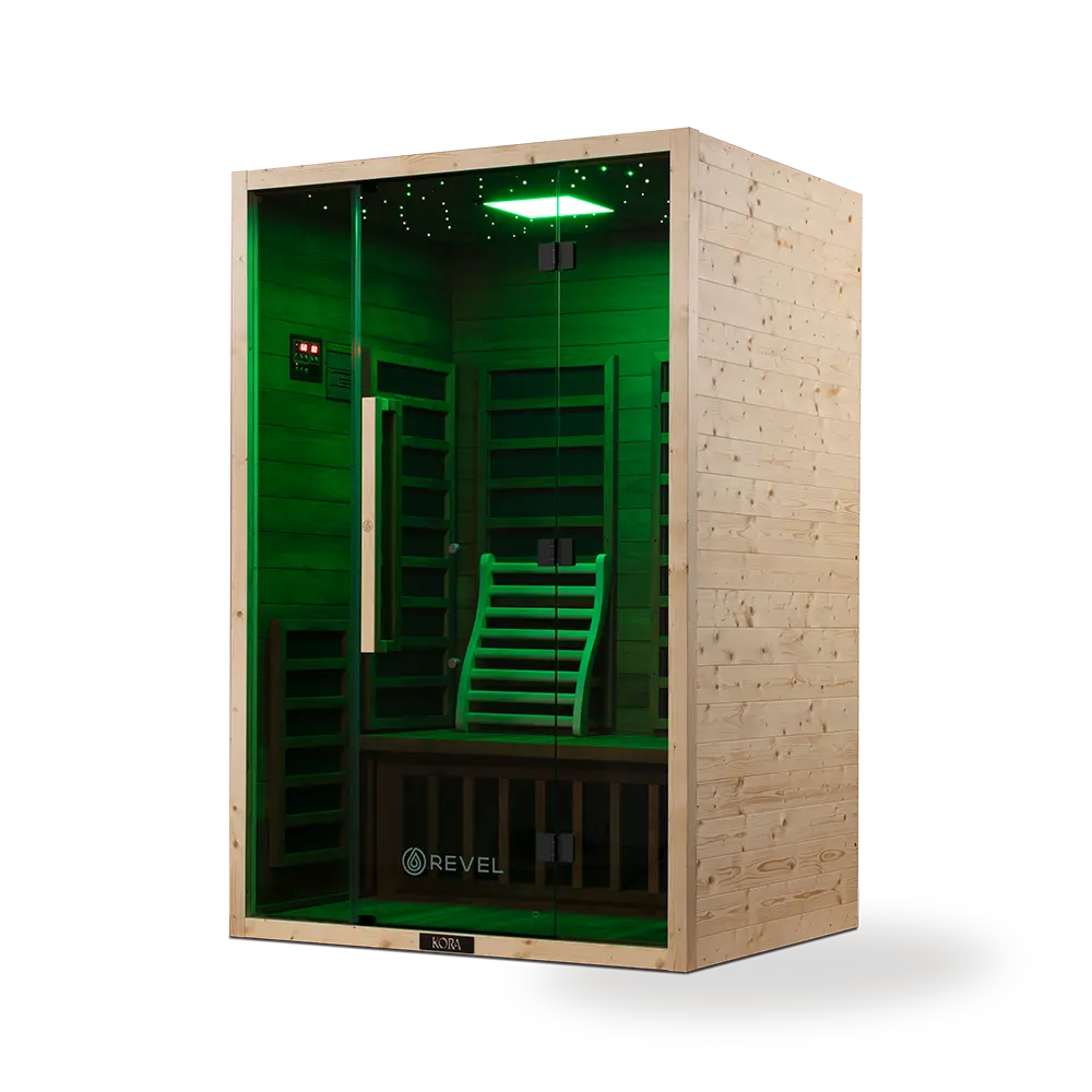 Revel Kora 2 Person Far Infrared Sauna - Next Gen Revel Saunas