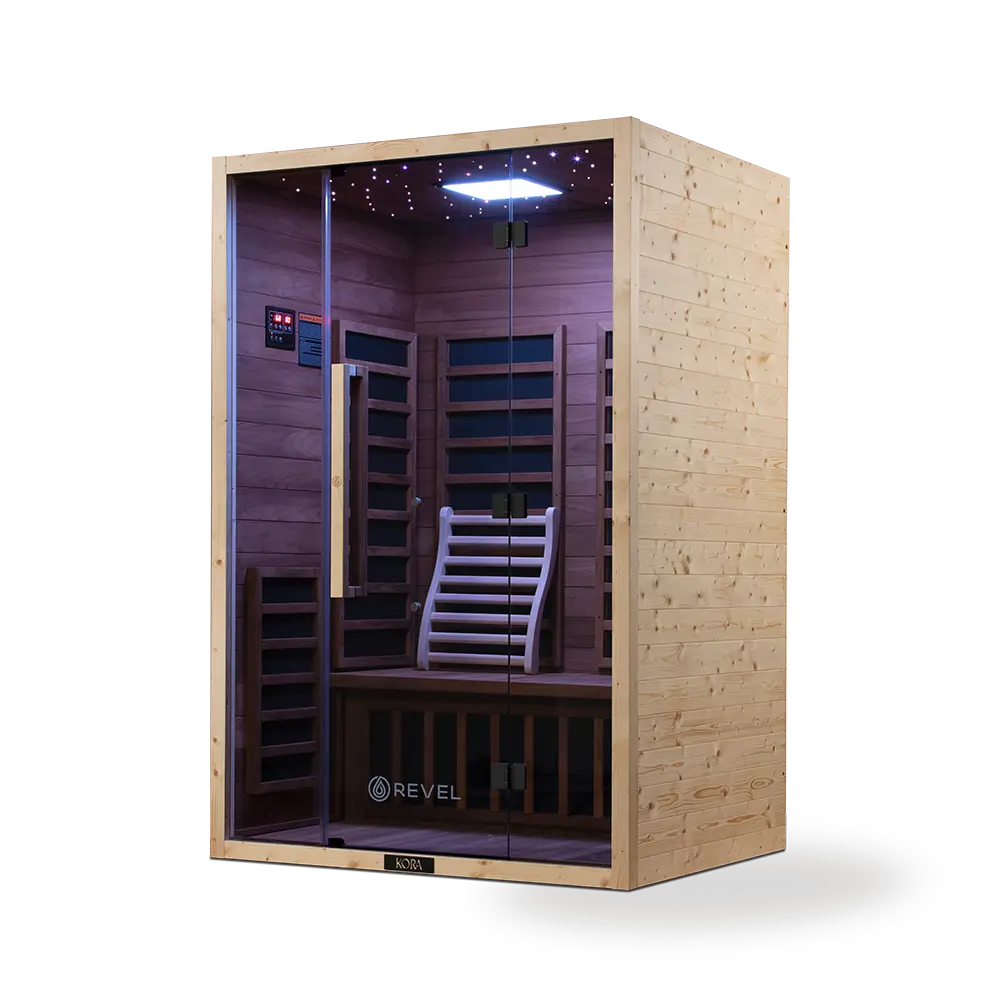 Revel Kora 2 Person Far Infrared Sauna - Next Gen Revel Saunas