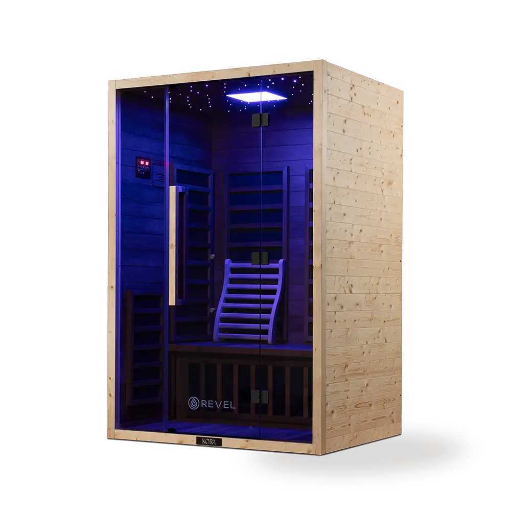 Revel Kora 2 Person Far Infrared Sauna - Next Gen Revel Saunas