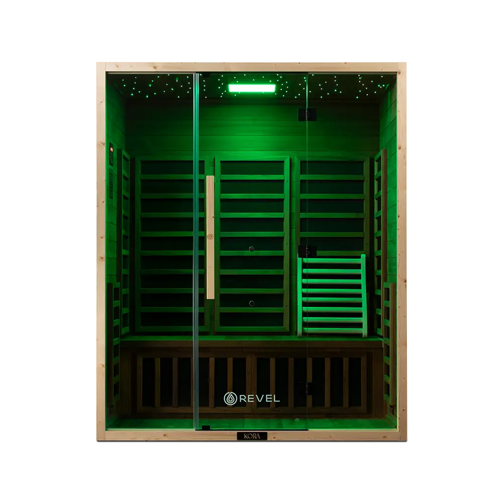 Revel Kora 3 Person Far Infrared Sauna - Next Gen Revel Saunas
