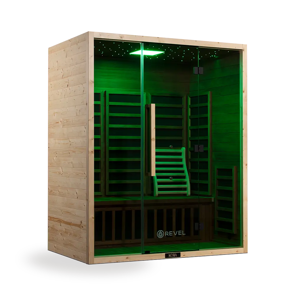 Revel Kora 3 Person Far Infrared Sauna - Next Gen Revel Saunas