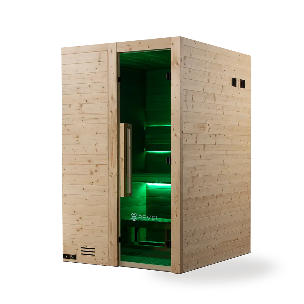 Revel Kuusi 2 Person Traditional Finnish Sauna Revel Saunas