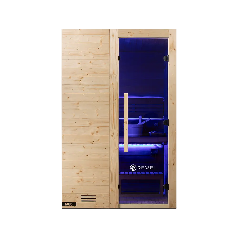 Revel Kuusi 2 Person Traditional Finnish Sauna Revel Saunas
