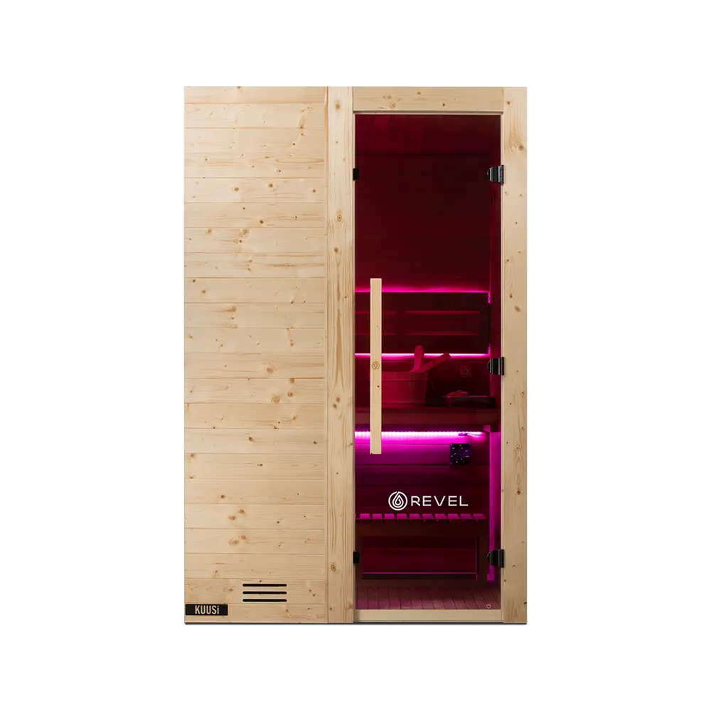Revel Kuusi 2 Person Traditional Finnish Sauna Revel Saunas