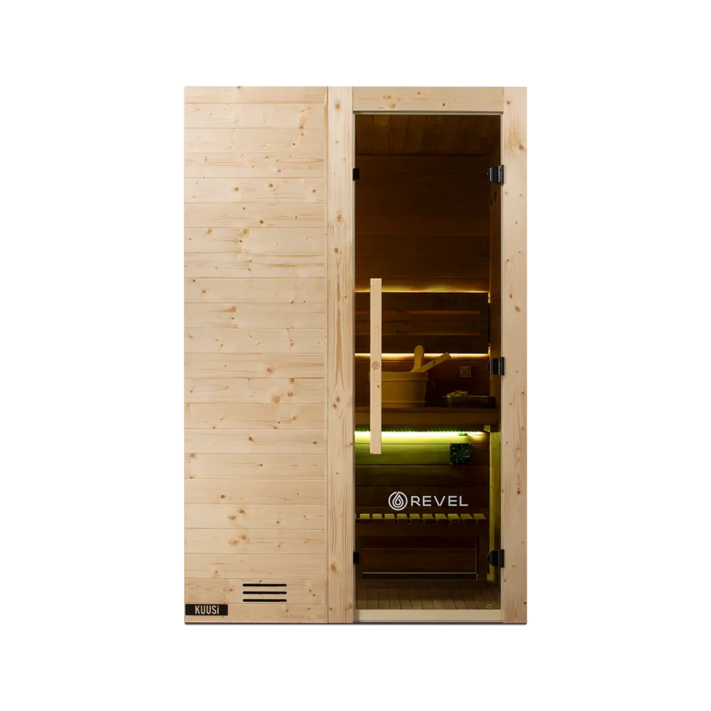 Revel Kuusi 2 Person Traditional Finnish Sauna Revel Saunas