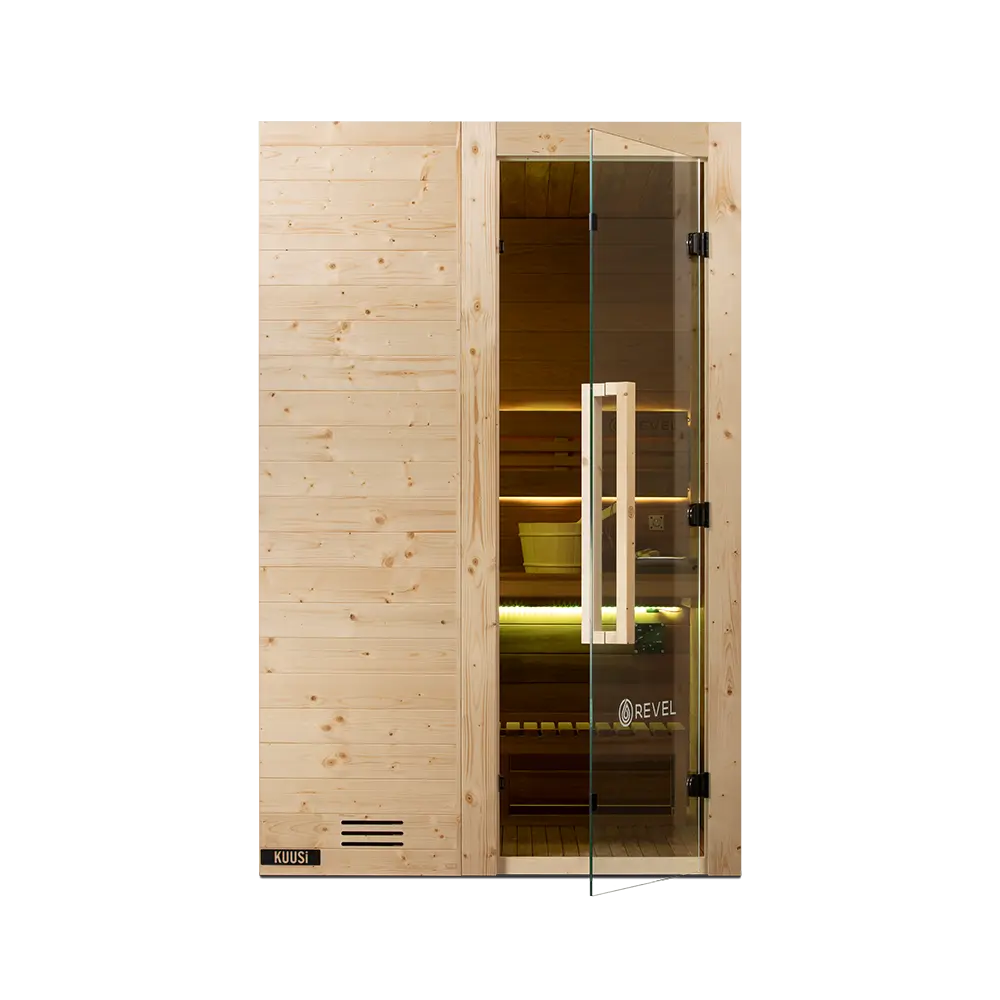 Revel Kuusi 2 Person Traditional Finnish Sauna Revel Saunas
