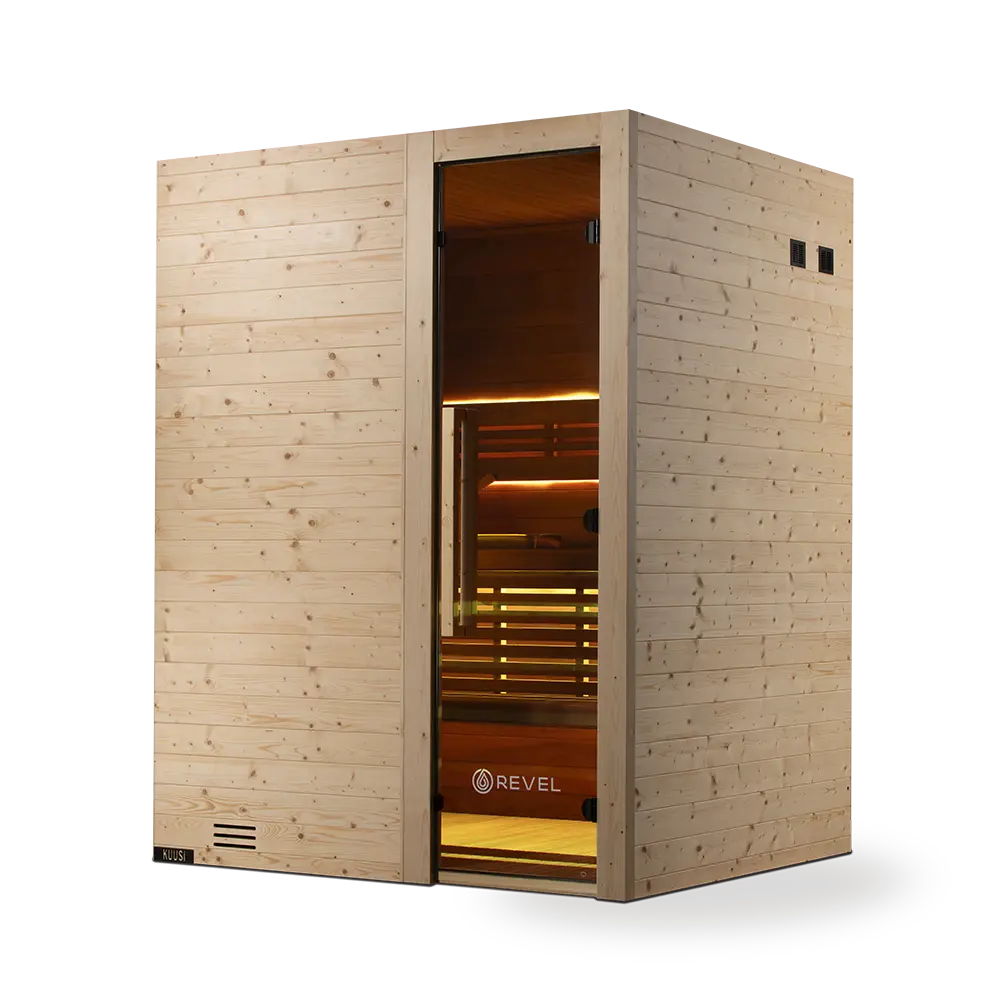 Revel Kuusi 4 Person Traditional Finnish Sauna Revel Saunas
