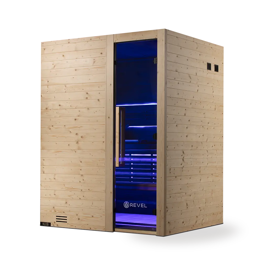 Revel Kuusi 4 Person Traditional Finnish Sauna Revel Saunas