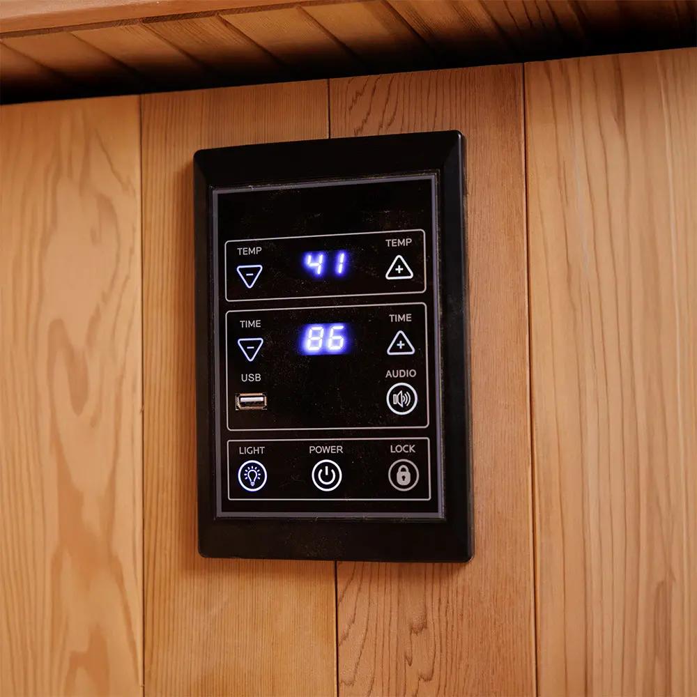 Revel Luna - 3 Person Cedar Infrared Barrel Sauna (LE) Revel Saunas