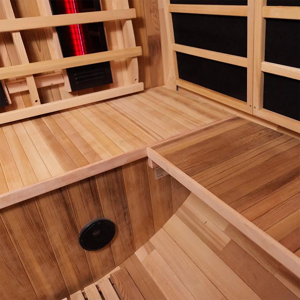 Revel Luna - 3 Person Cedar Infrared Barrel Sauna (LE) Revel Saunas