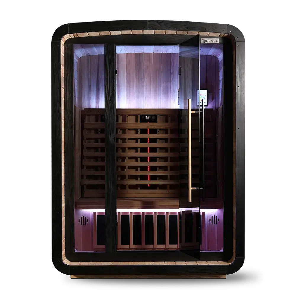 Revel Luna 3 Person Infrared Barrel Sauna - Next Gen Revel Saunas