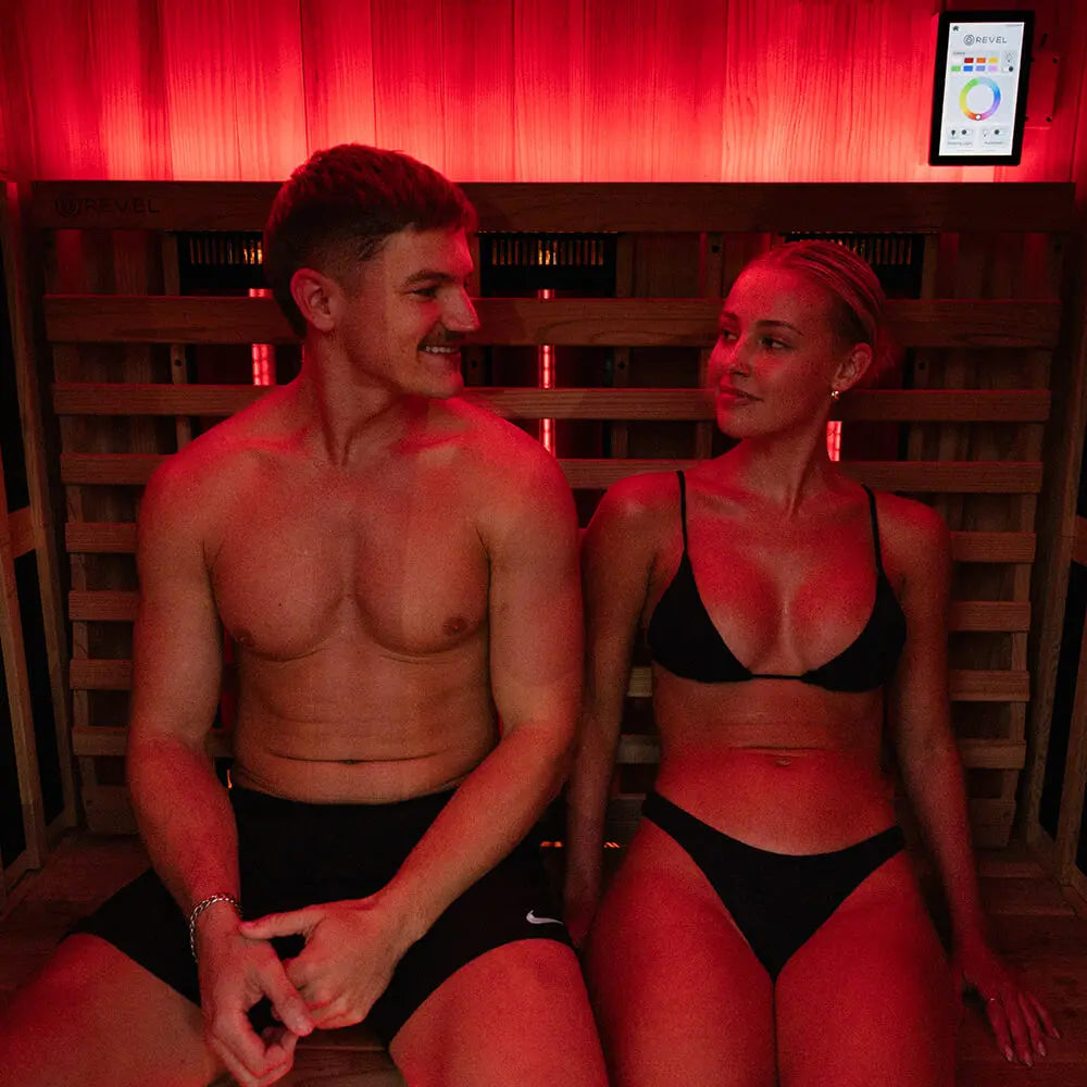 Revel Luna 3 Person Infrared Cabin Sauna - Next Gen Revel Saunas