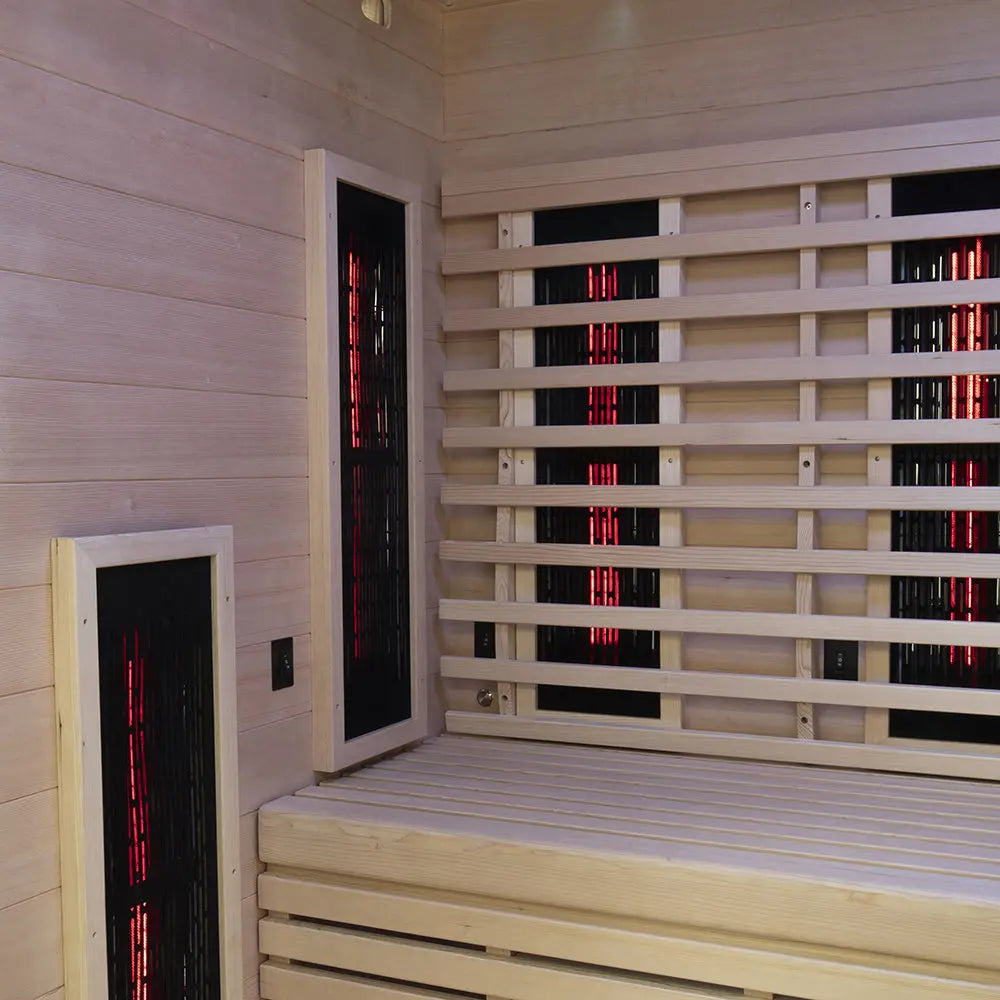 Revel NordicWave 4 Person Infrared & Traditional Hybrid Sauna (Next Gen) Revel Saunas