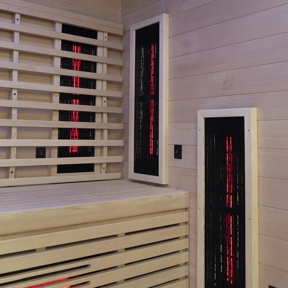 Revel NordicWave 4 Person Infrared & Traditional Hybrid Sauna (Next Gen) Revel Saunas
