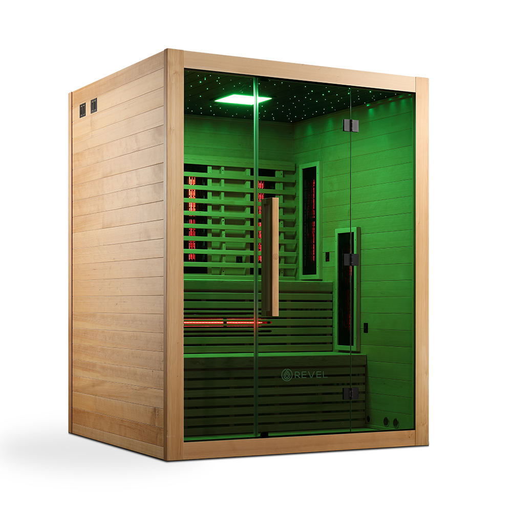 Revel NordicWave Infrared & Traditional Hybrid Sauna - Next Gen