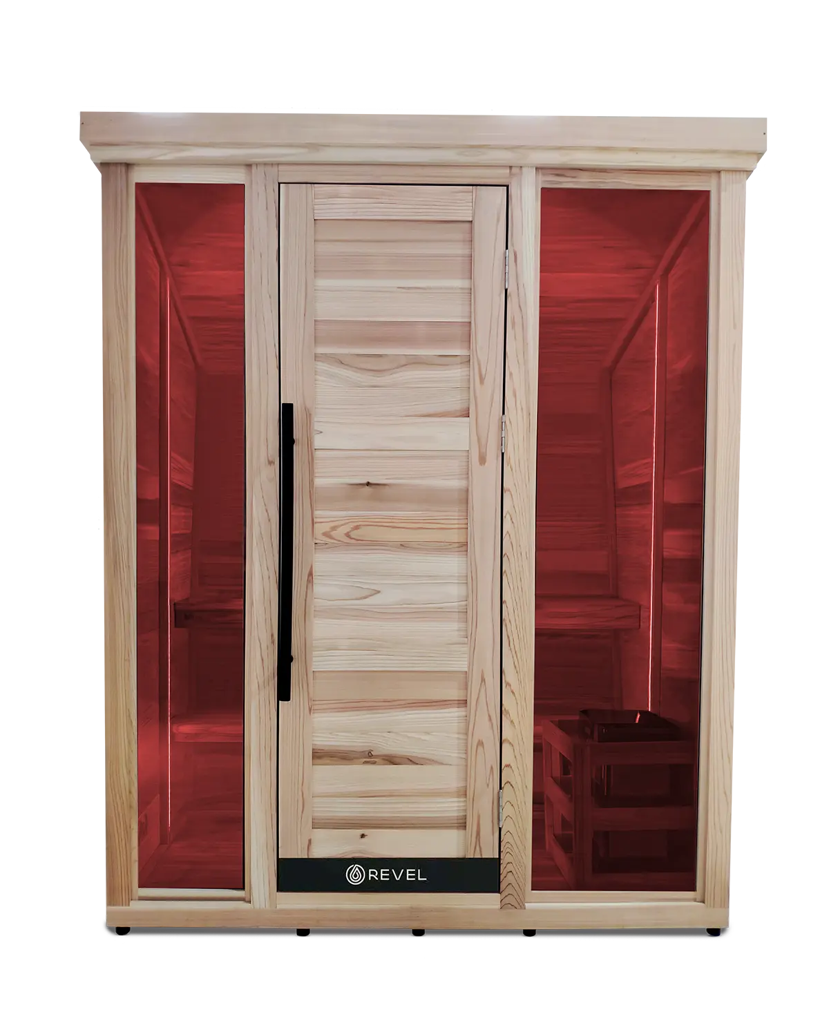Revel Solaris 4 Person Traditional Outdoor Cabin Sauna Revel Saunas
