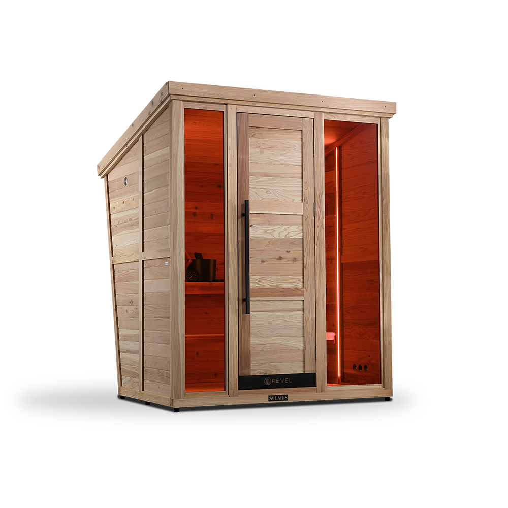 Revel Solaris - 4 Person Traditional Outdoor Cabin Sauna