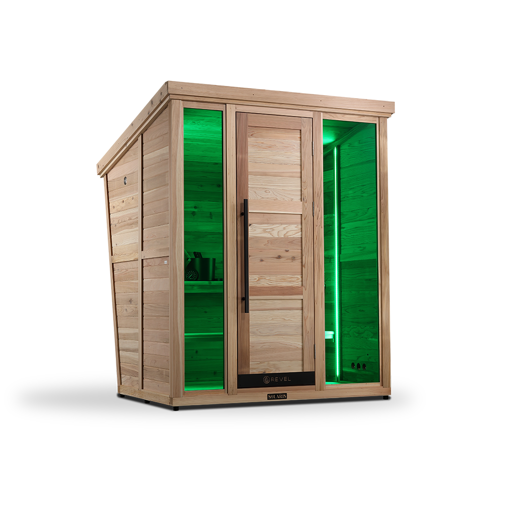 Revel Solaris - 4 Person Traditional Outdoor Cabin Sauna
