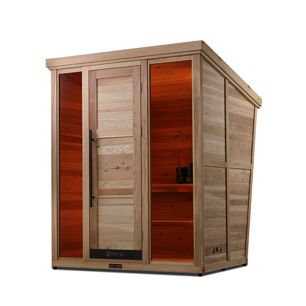 Revel Solaris - 4 Person Traditional Outdoor Cabin Sauna