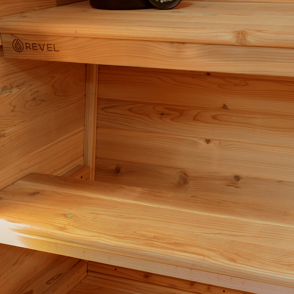 Revel Solaris - 4 Person Traditional Outdoor Cabin Sauna
