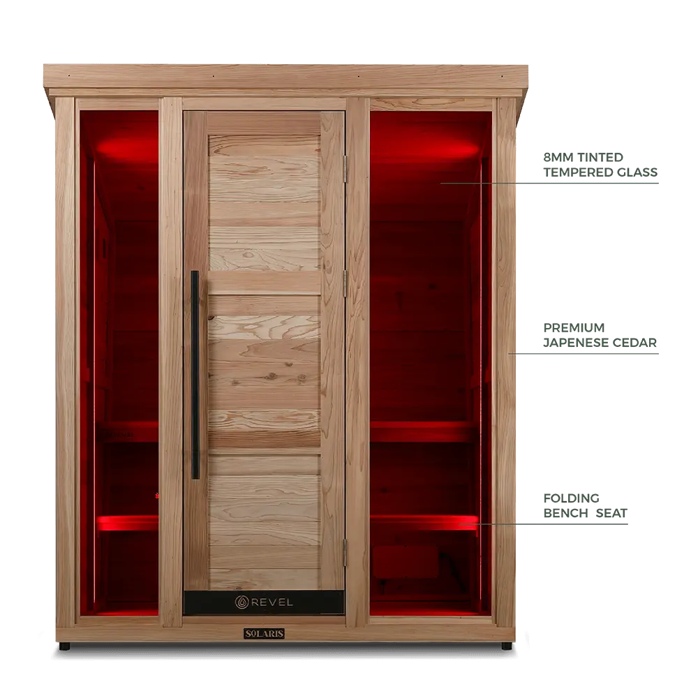 Revel Solaris 3-4 Person Traditional Cabin Revel Saunas