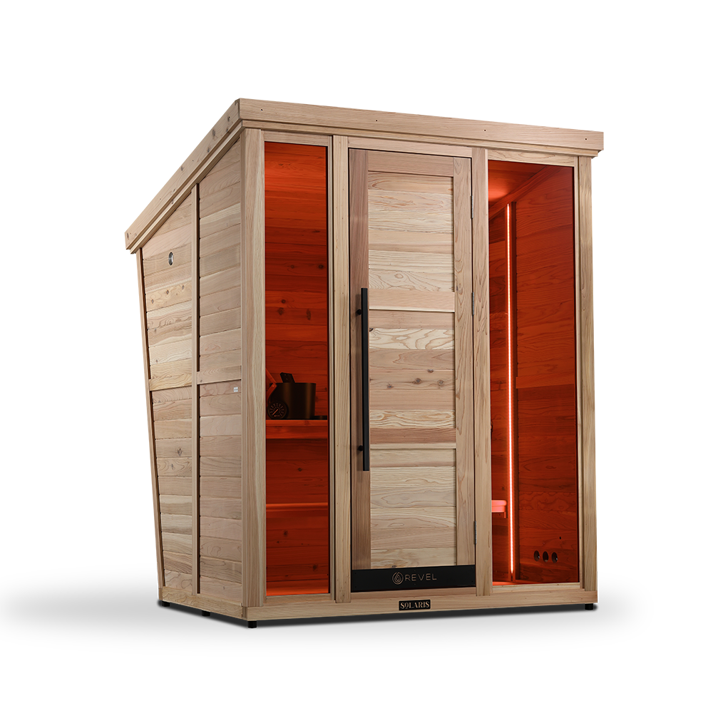 Revel Solaris - 4 Person Traditional Outdoor Cabin Sauna