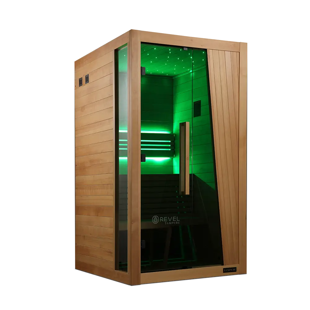 Revel Tampere 2 Person Traditional Finnish Sauna - Next Gen Revel Saunas
