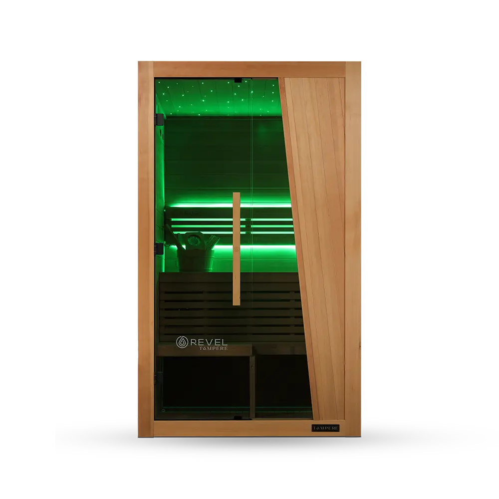 Revel Tampere 2 Person Traditional Finnish Sauna - Next Gen Revel Saunas