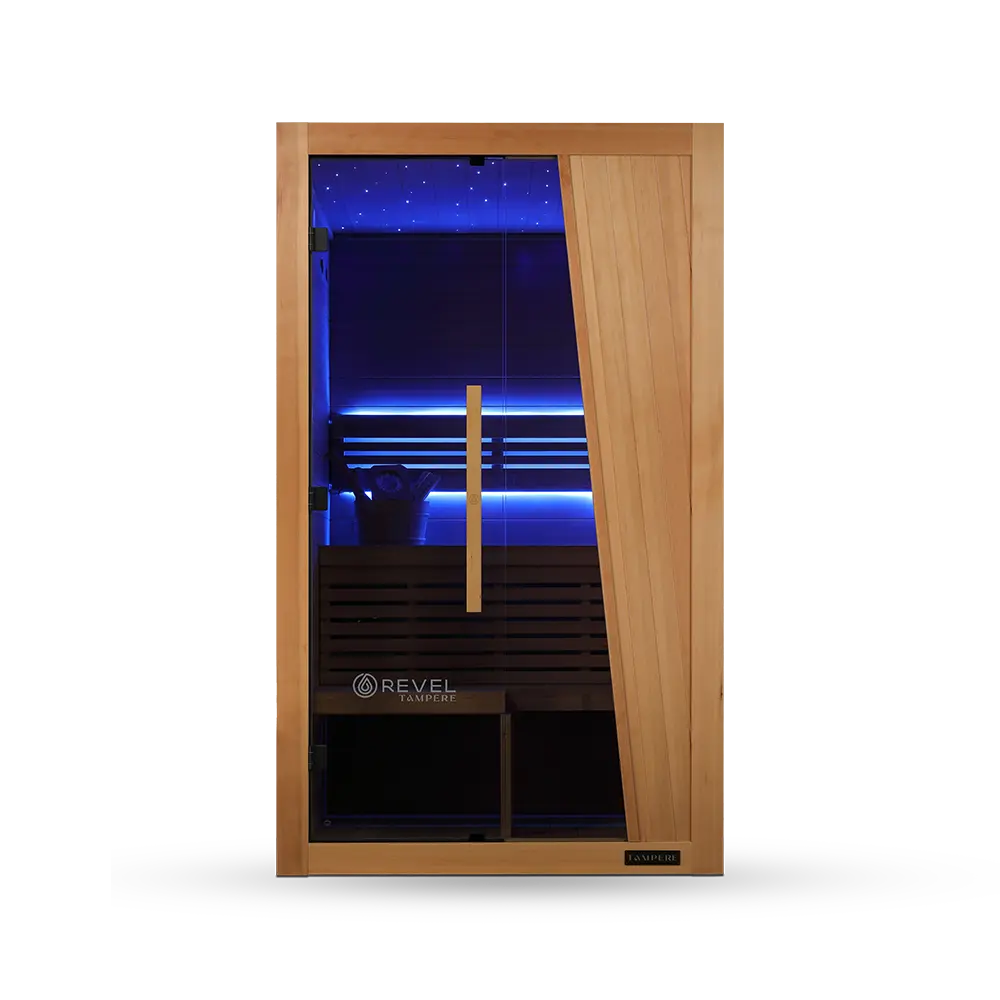 Revel Tampere 2 Person Traditional Finnish Sauna - Next Gen Revel Saunas