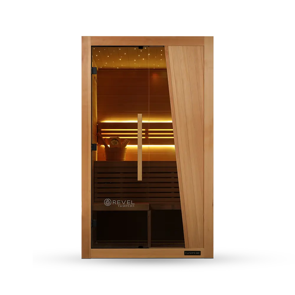 Revel Tampere 2 Person Traditional Finnish Sauna - Next Gen Revel Saunas